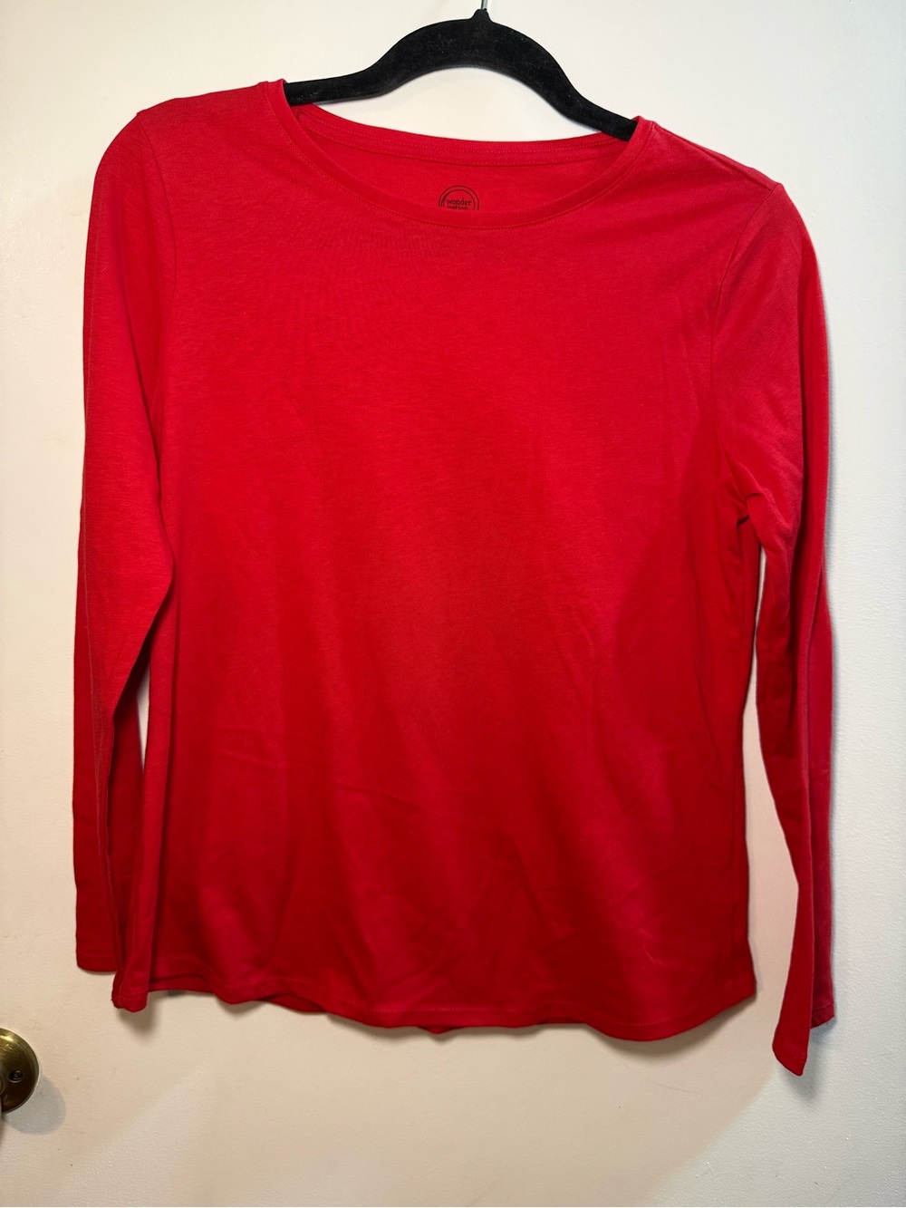 wonder nation Red Long-Sleeve Crewneck Tee size XL 14-16